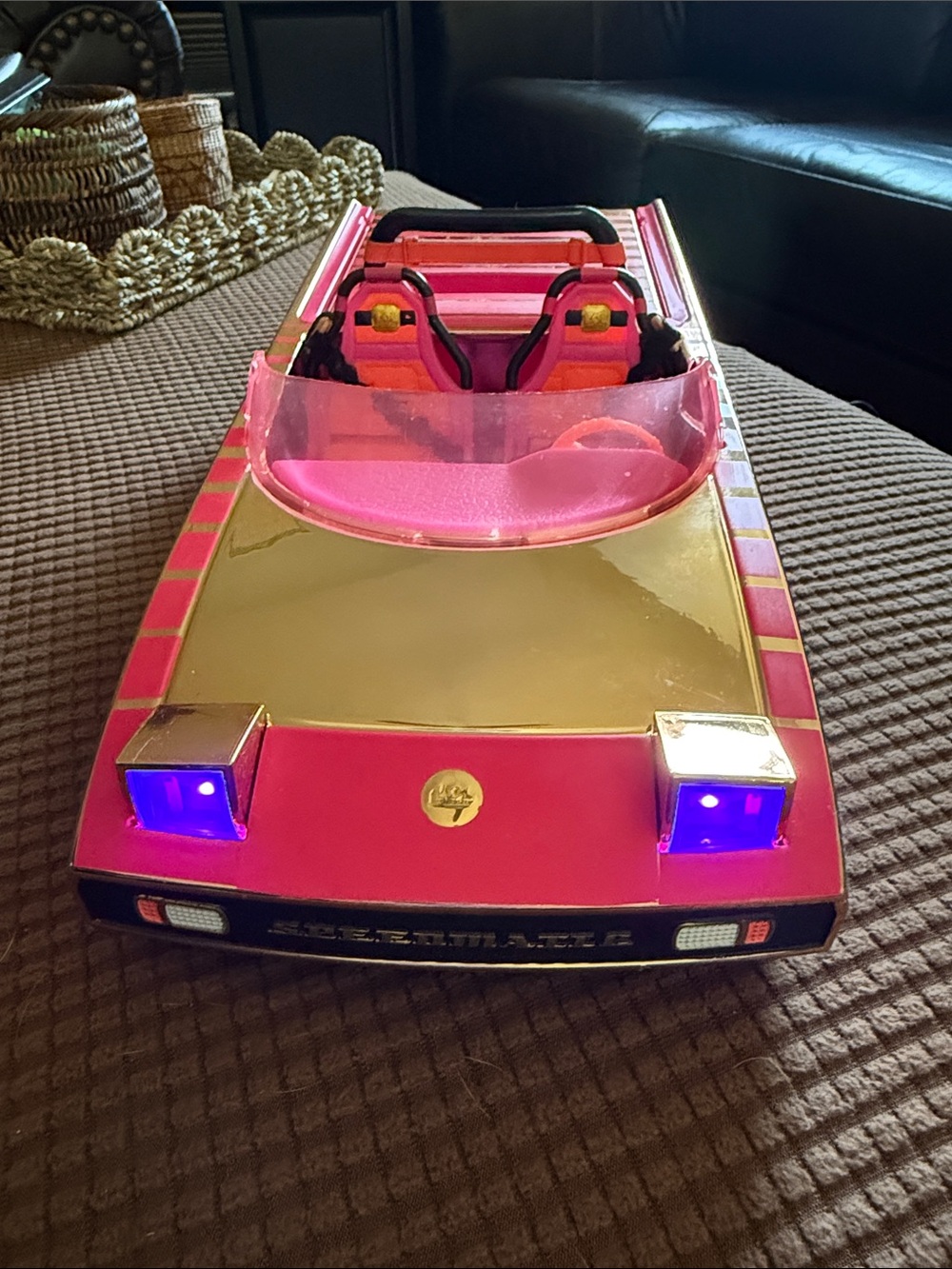 L.O.L. Surprise! Pink and Gold Convertible Play Car